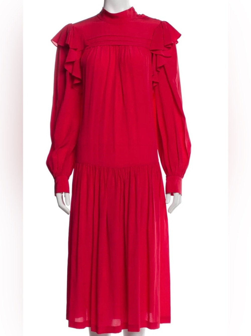 Ulla Johnson silk ruffle dress